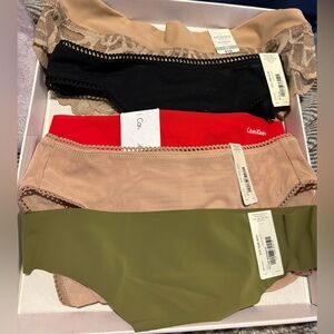 - Black, Red, Tan, Olive Panties Bundle